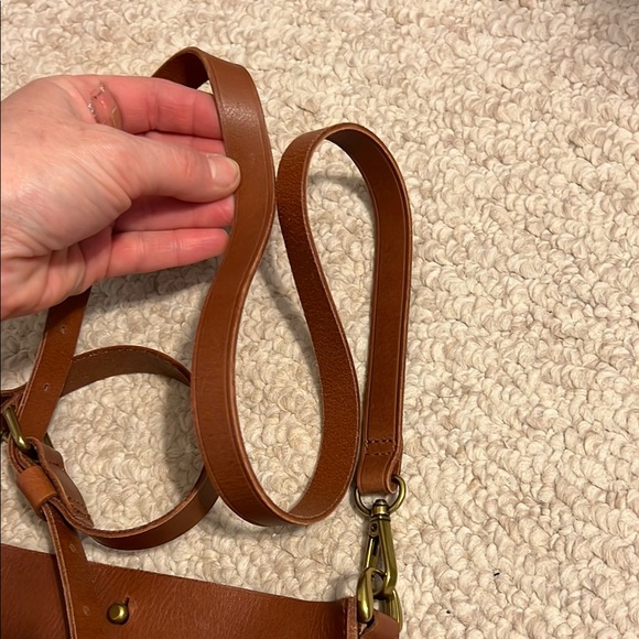Brown Leather Crossbody Bag - Picture 11 of 12